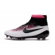Nuovo Scarpa Calcetto Nike Magista Obra FG Uomo Bianco Rosso Nero