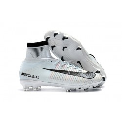 Nike Scarpe da Calcio Mercurial Superfly 5 FG Ronaldo CR7 - Bianco Nero
