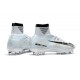 Nike Scarpe da Calcio Mercurial Superfly 5 FG Ronaldo CR7 - Bianco Nero