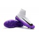 Nike Mercurial Superfly V DF FG Nuovo Scarpe - Bianco Viola