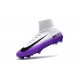 Nike Mercurial Superfly V DF FG Nuovo Scarpe - Bianco Viola