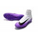 Nike Mercurial Superfly V DF FG Nuovo Scarpe - Bianco Viola