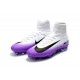 Nike Mercurial Superfly V DF FG Nuovo Scarpe - Bianco Viola
