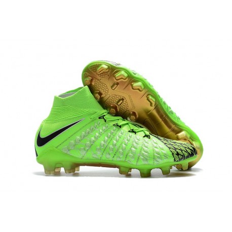 Scarpa Nike Hypervenom Phantom 3 Dynamic Fit FG - Verde Nero