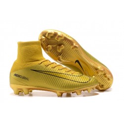 Nike Mercurial Superfly V DF FG Nuovo Scarpe - Oro