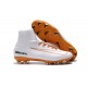 Nike Mercurial Superfly V DF FG Nuovo Scarpe - Bianco Arancio
