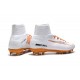 Nike Mercurial Superfly V DF FG Nuovo Scarpe - Bianco Arancio
