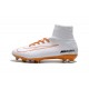 Nike Mercurial Superfly V DF FG Nuovo Scarpe - Bianco Arancio
