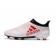 Scarpe da Calcio Uomo adidas Adidas X 17+ Purespeed FG - Bianco Rosso