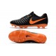 Scarpe da Calcio Nuovo Nike Tiempo Legend VII FG - Nero Arancio