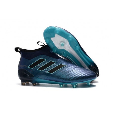 adidas ACE17+ PureControl FG Scarpe Uomo - Blu Nero