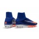 Nike Mercurial Superfly V DF FG Nuovo Scarpe - Blu Arancio