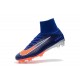 Nike Mercurial Superfly V DF FG Nuovo Scarpe - Blu Arancio