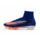 Nike Mercurial Superfly V DF FG Nuovo Scarpe - Blu Arancio