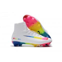 Nike Mercurial Superfly V DF FG Nuovo Scarpe - Bianco Multicolore