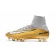 Nike Mercurial Superfly 5 DF FG ACC CR7 Quinto Triunfo Scarpa -Oro Bianco