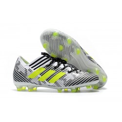 adidas Nemeziz 17.1 FG Scarpini Calcio - Nero Bianco Giallo