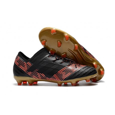 adidas Nemeziz 17.1 FG Scarpini Calcio - Nero Rosso Oro