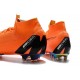 Nike Scarpe da Calcio Mercurial Superfly 6 Elite FG Arancio Nero