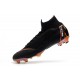 Nike Scarpe da Calcio Mercurial Superfly 6 Elite FG Nero Arancio 