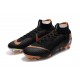 Nike Scarpe da Calcio Mercurial Superfly 6 Elite FG Nero Arancio 