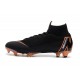Nike Scarpe da Calcio Mercurial Superfly 6 Elite FG Nero Arancio 