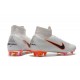 Nike Scarpe da Calcio Mercurial Superfly 6 Elite FG Bianco Grigio Arancio