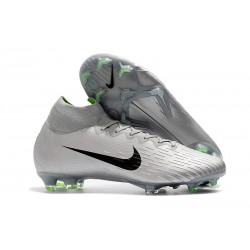 Nike 2018 Nuovo Mercurial Superfly VI 360 Elite FG - Metallico Nero