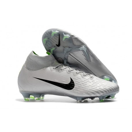 Nike 2018 Nuovo Mercurial Superfly VI 360 Elite FG - Metallico Nero