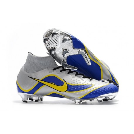 Nike 2018 Nuovo Mercurial Superfly VI 360 Elite FG - Metallico Blu