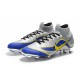 Nike 2018 Nuovo Mercurial Superfly VI 360 Elite FG - Metallico Blu