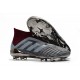 Scarpe 2018 Copa Mundial Paul Pogba adidas PP Predator 18+ FG Gris Rosso