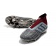 Scarpe 2018 Copa Mundial Paul Pogba adidas PP Predator 18+ FG Gris Rosso