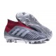 adidas PP Scarpa da Calcio Predator 18+ FG - Gris Rosso