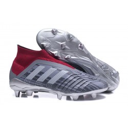 adidas PP Scarpa da Calcio Predator 18+ FG - Gris Rosso
