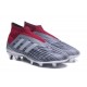 adidas PP Scarpa da Calcio Predator 18+ FG - Gris Rosso
