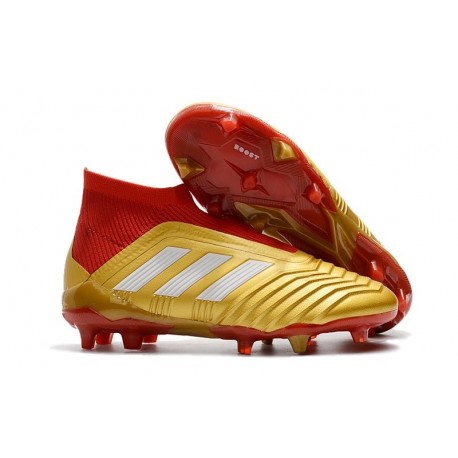 adidas Scarpa da Calcio Predator 18+ FG - Oro Rosso