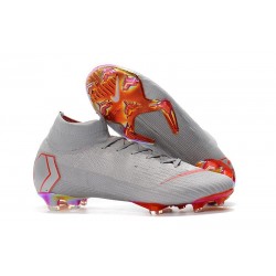 Nike 2018 Nuovo Mercurial Superfly VI 360 Elite FG - Grigio Rosso