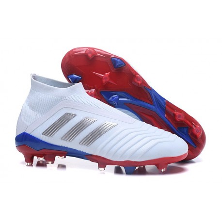 adidas Scarpa da Calcio Predator Telstar 18+ FG - Bianco Argento