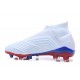 adidas Scarpa da Calcio Predator Telstar 18+ FG - Bianco Argento