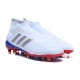 adidas Scarpa da Calcio Predator Telstar 18+ FG - Bianco Argento