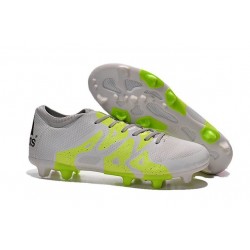 Scarpa Calcetto Adidas X 15.1 FG/AG Uomo Bianco Volt
