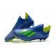 adidas X 18+ FG Scarpe da Calcio - Blu Verde