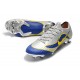 Nike Mercurial Vapor XII Elite FG Scarpa da Calcio - Argento Blu Giallo