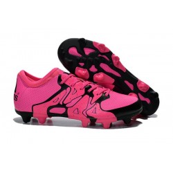Scarpa Calcetto Adidas X 15.1 FG/AG Uomo Rosa Nero