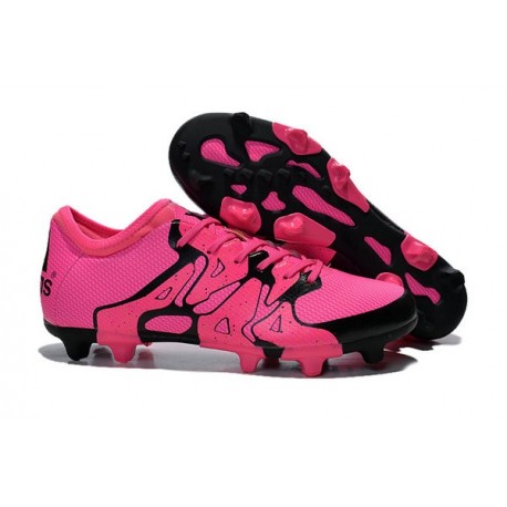 Scarpa Calcetto Adidas X 15.1 FG/AG Uomo Rosa Nero
