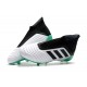 Scarpe Nuovo adidas Predator 18+ FG - Bianca Nero Verde