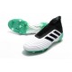 Scarpe Nuovo adidas Predator 18+ FG - Bianca Nero Verde