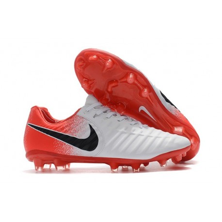 Scarpa da Calcio Nike Tiempo Legend 7 Elite FG - Bianca Rosso