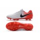 Scarpa da Calcio Nike Tiempo Legend 7 Elite FG - Bianca Rosso